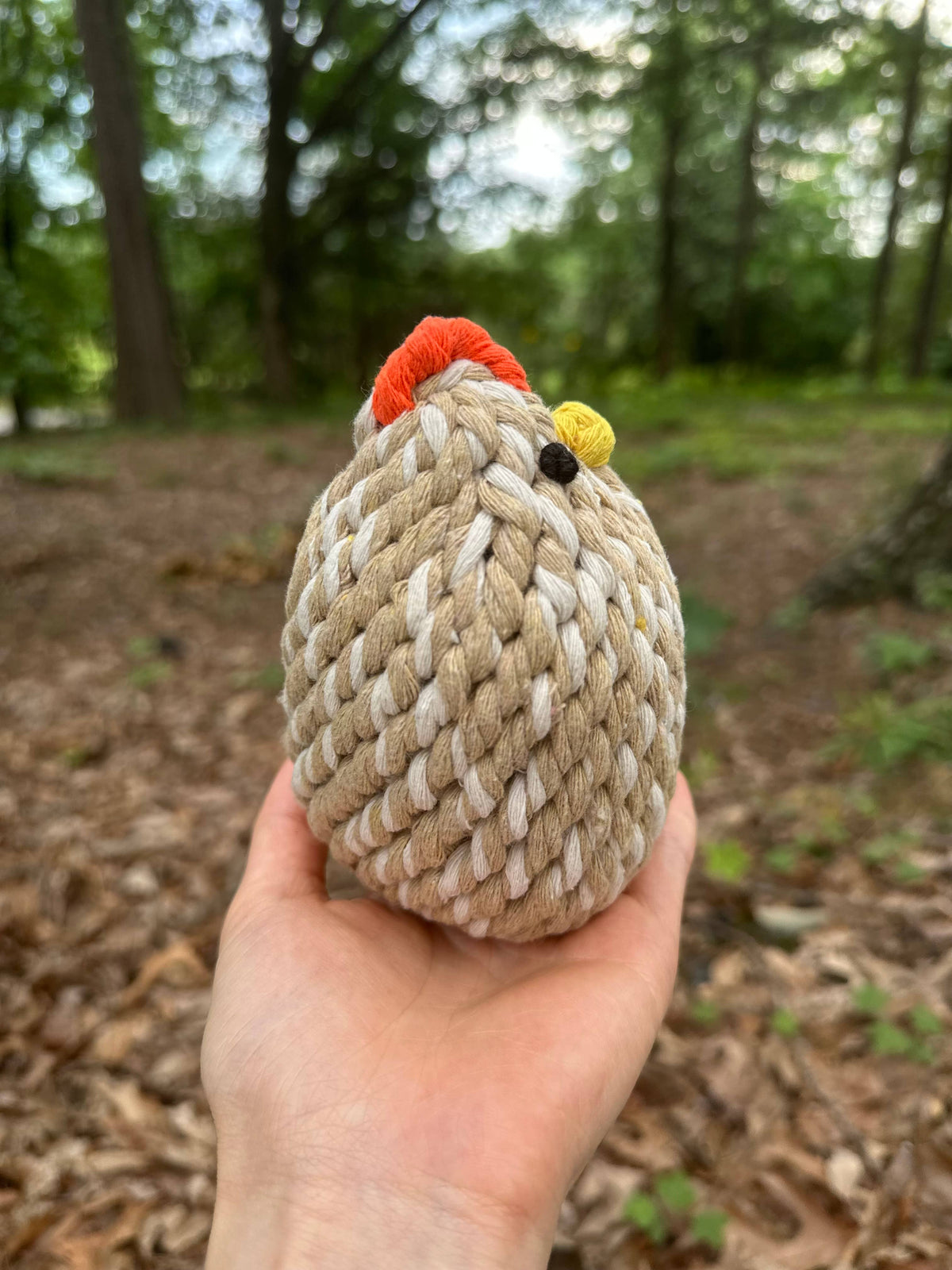 Handcrafted Chicken Rope Toys