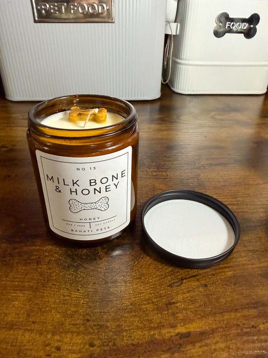 Odor Eliminating Candle: Milkbone & Honey