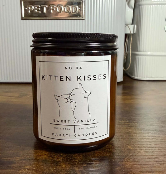 Odor Eliminating Candle: Kitten Kisses
