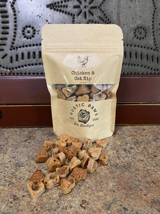 Crunchy Nip and Chicken Cat Treats