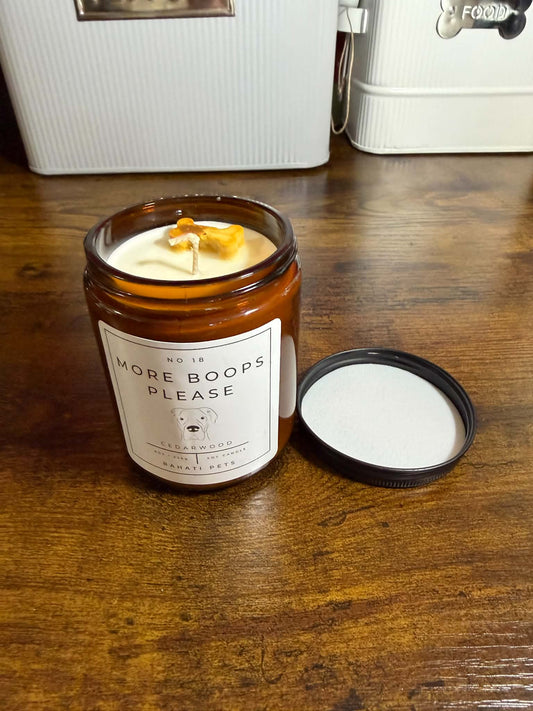 Odor Eliminating Candle: More Boops Please